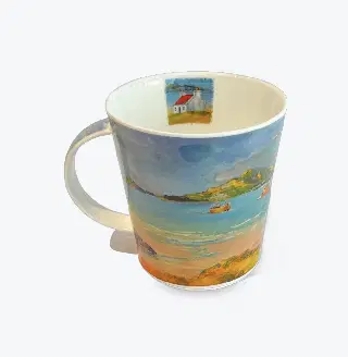 Mug fine bone china Dunoon Arts & Crafts, porcelaine fine anglaise, Cairngorm, vignette 4