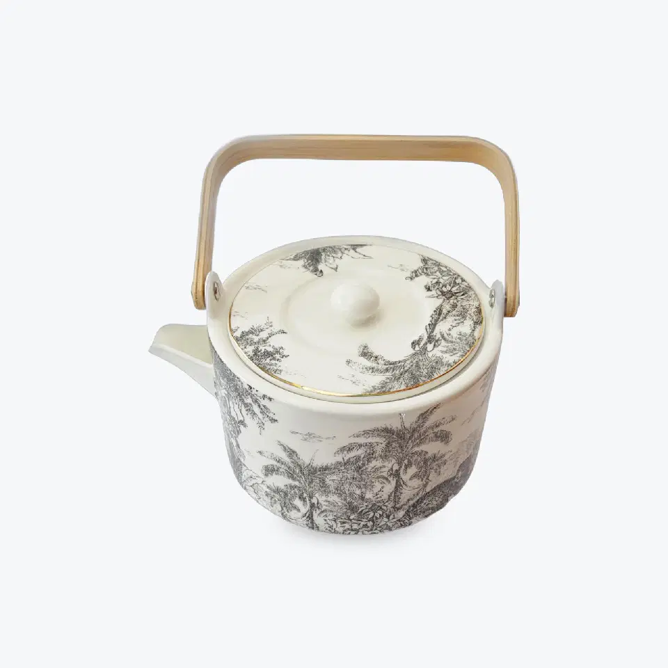Théière en porcelaine 800 ml pour le service
