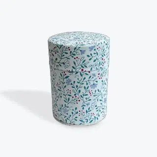 Boîte à thé washi Akemi Esprit Céladon, feuilles de ginkgo jaunes et grises, vignette 75