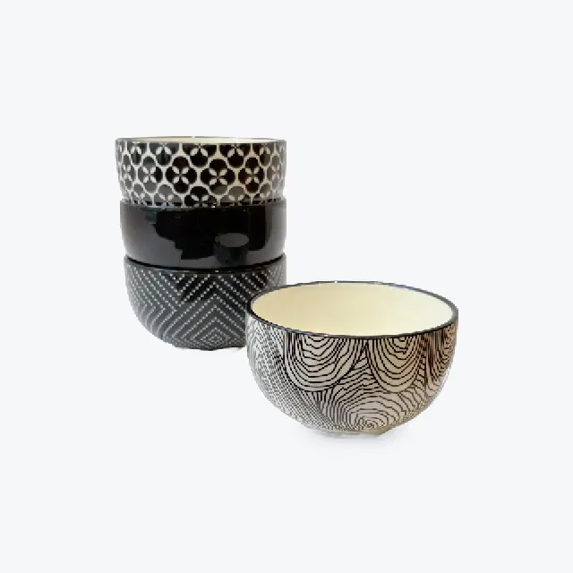 Tasse À Thé En Porcelaine 'Pucheng', 4 Pièces Dans Un Emballage Cadeau