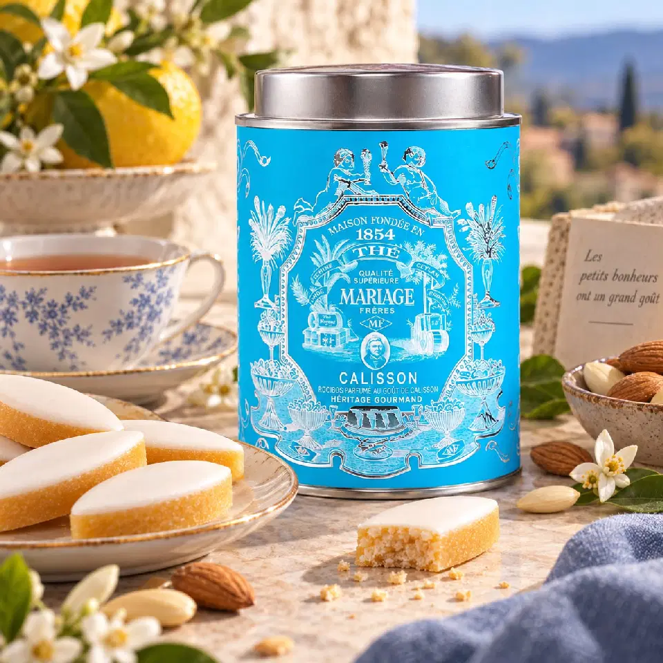 Calisson, rooibos fruits confits Mariage Frères