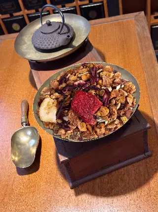 tisane fraise basilic bio, Tisane Fraise Basilic d'Été Bio Ombelle, mélange en vrac, vignette 3