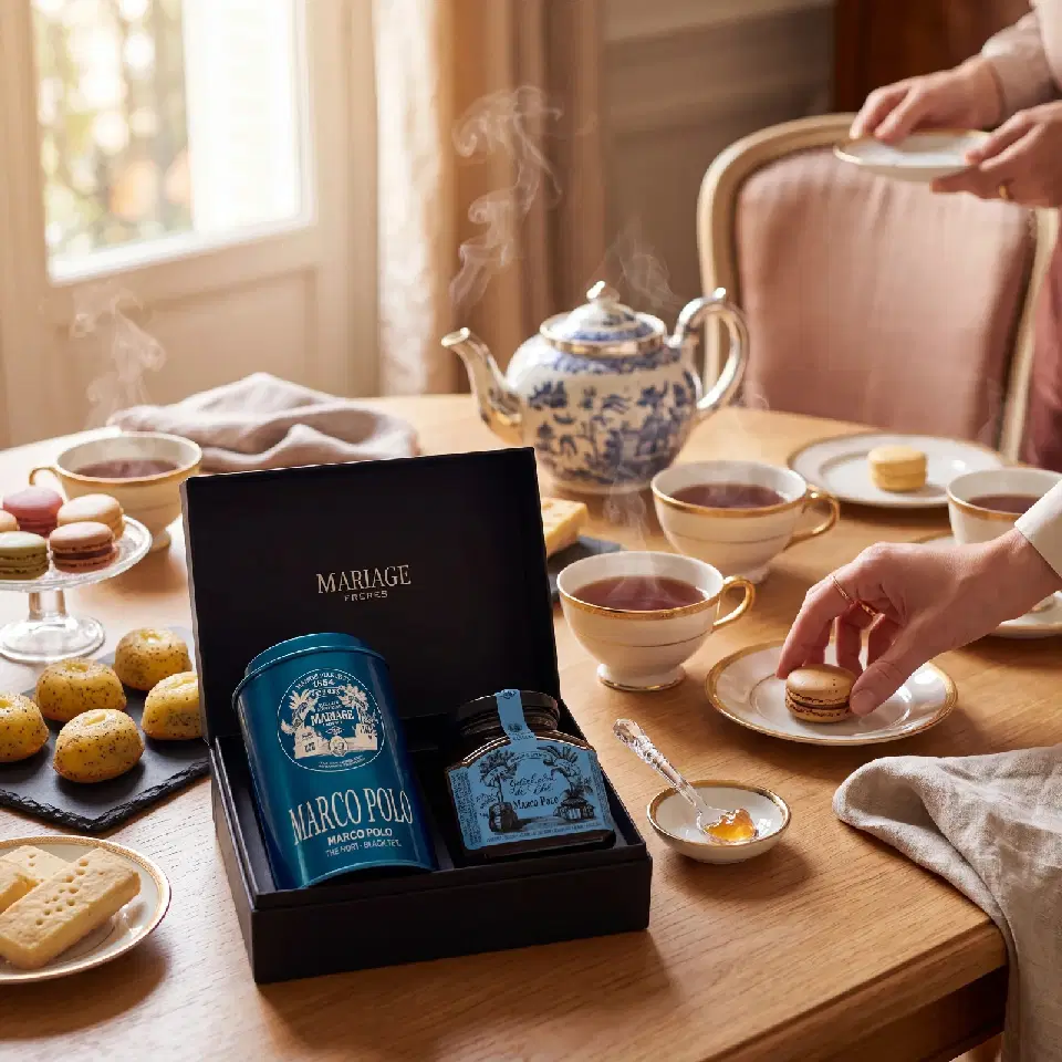 Coffret Connaisseur Marco Polo, coffret Mariage Frères