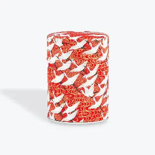 Boîte à thé washi Akemi Esprit Céladon, feuilles de ginkgo jaunes et grises, vignette 27