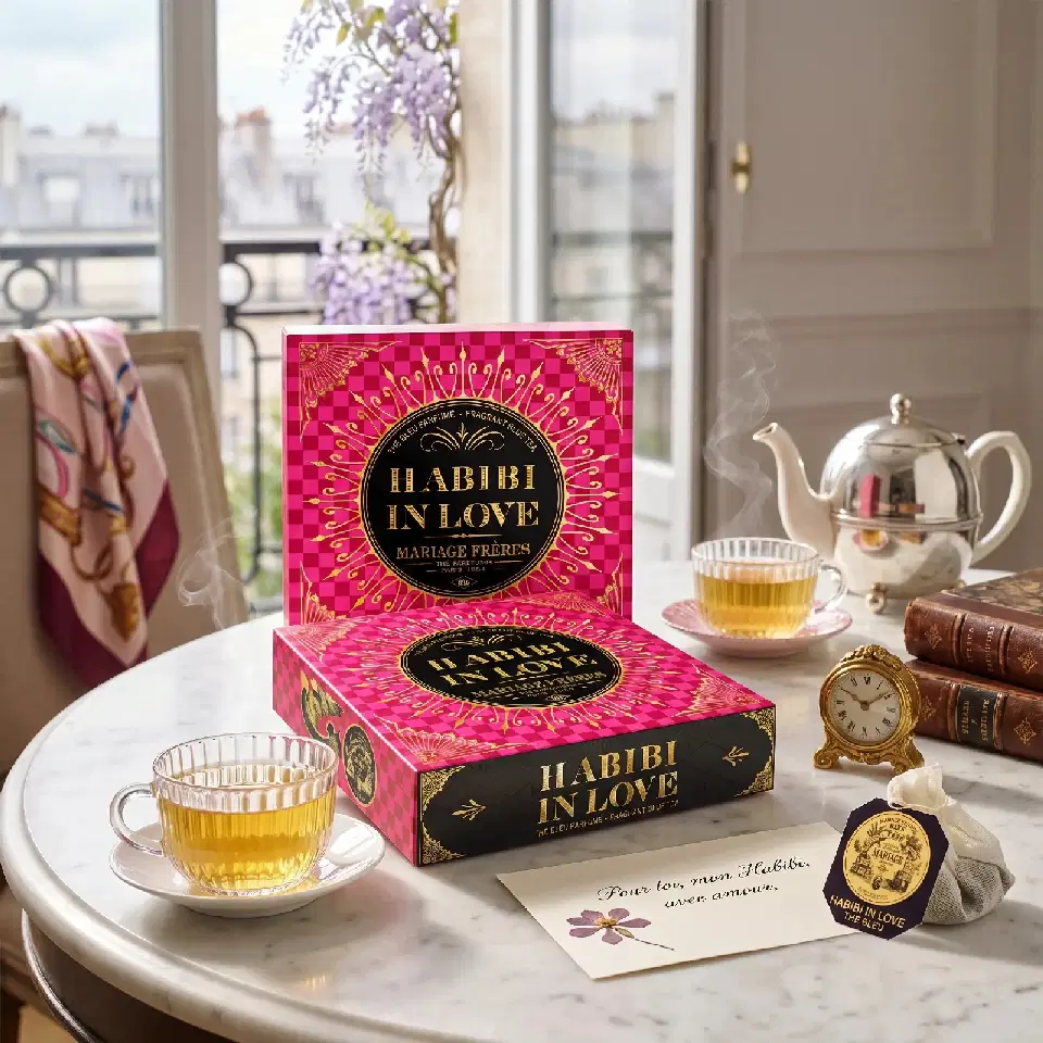 Habibi in Love, thé bleu au litchi Mariage Frères