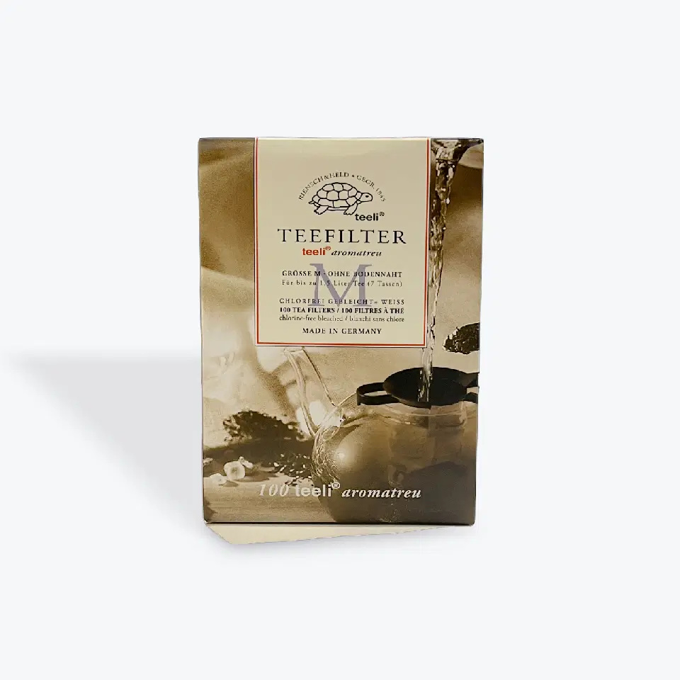 Filtres à thé jetables en papier Teeli