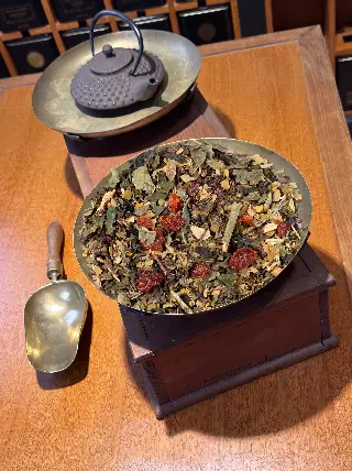 maté du matin bio, Sourire du Matin Maté Mûre Bio Ombelle, mélange en vrac, vignette 3