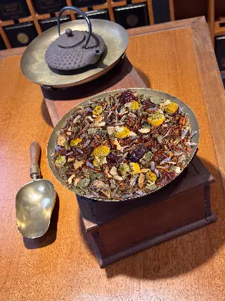 rooibos du soir bio, Rooibos Pleine Lune Gingembre Bio Ombelle, mélange en vrac, vignette 3