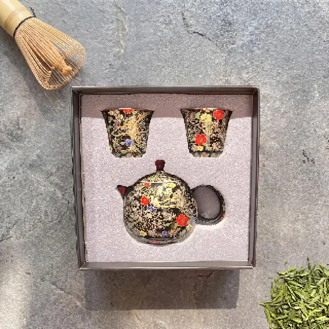 Set De Thé 'Morpho' 3 Pièces En Emballage Cadeau