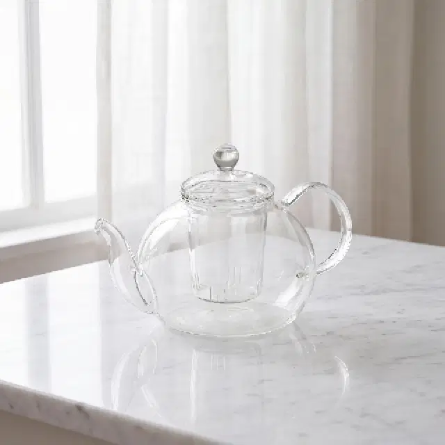 Cruche En Verre 'Lu', 1.2 l, Faite À La Main