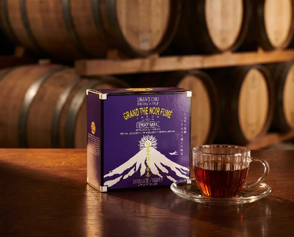 Smoky Nara, thé noir fumé whisky Mariage Frères