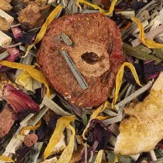 infusion citronnelle bio, Éclat d'Été Citronnelle Bio Ombelle, mélange en vrac, vignette 2