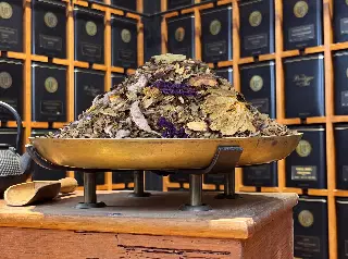 tisane du soir mélisse bio, Couchant Doré Mélisse Fenouil Bio Ombelle, mélange en vrac, vignette 4