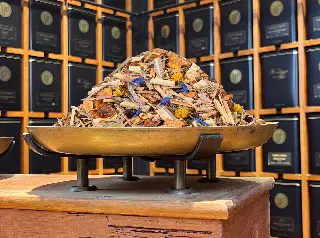 tisane d'été bio, Romance d'Été Citronnelle Bio Ombelle, mélange en vrac, vignette 4