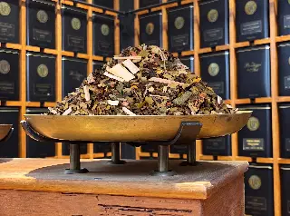 maté menthe bio, Aurore de Menthe & Maté Bio Ombelle, mélange en vrac, vignette 4