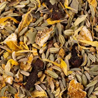 tisane orange girofle bio, Tisane Girofle & Orange Douce Bio Ombelle, mélange en vrac, vignette 1