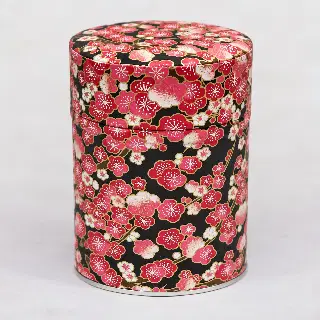 Boîte à thé washi Akemi Esprit Céladon, feuilles de ginkgo jaunes et grises, vignette 16