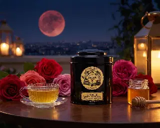 Lune Rouge, thé vert gingembre & rose Mariage Frères, vignette 1