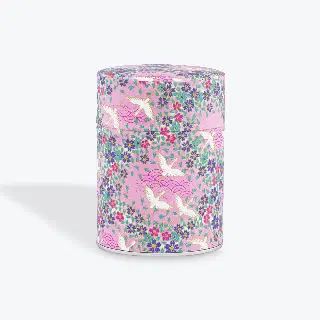 Boîte à thé washi Akemi Esprit Céladon, feuilles de ginkgo jaunes et grises, vignette 25