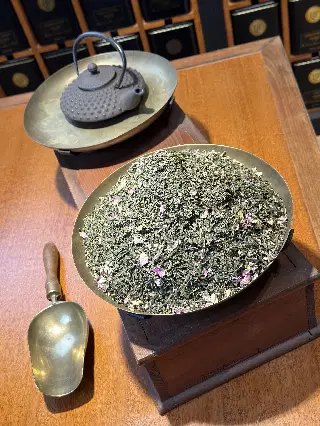 Thé au Sahara, thé vert menthe & rose Mariage Frères, vignette 2