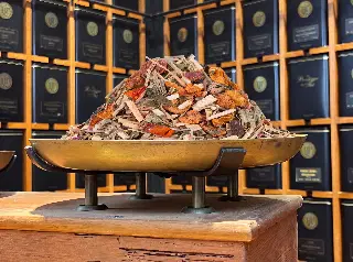 tisane menthe gingembre bio, Menthe Épicée au Gingembre Bio Ombelle, mélange en vrac, vignette 4