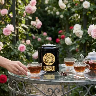 Darjeeling Rose Camélia, Grand Cru rose Mariage Frères, vignette 1