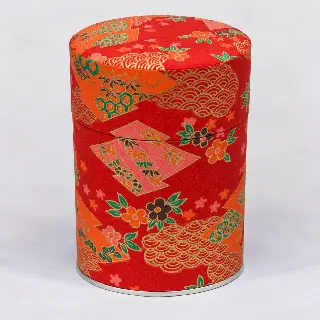 Boîte à thé washi Akemi Esprit Céladon, feuilles de ginkgo jaunes et grises, vignette 17