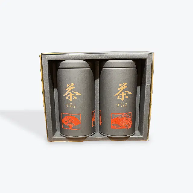 Coffret Thé 2 Pièces Dans Une Boîte Cadeaux