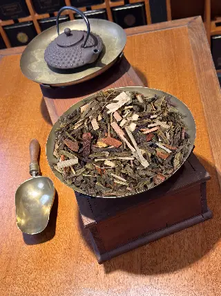 thé vert épicé du matin bio, Chai du Matin Thé Vert Bio Ombelle, mélange en vrac, vignette 3