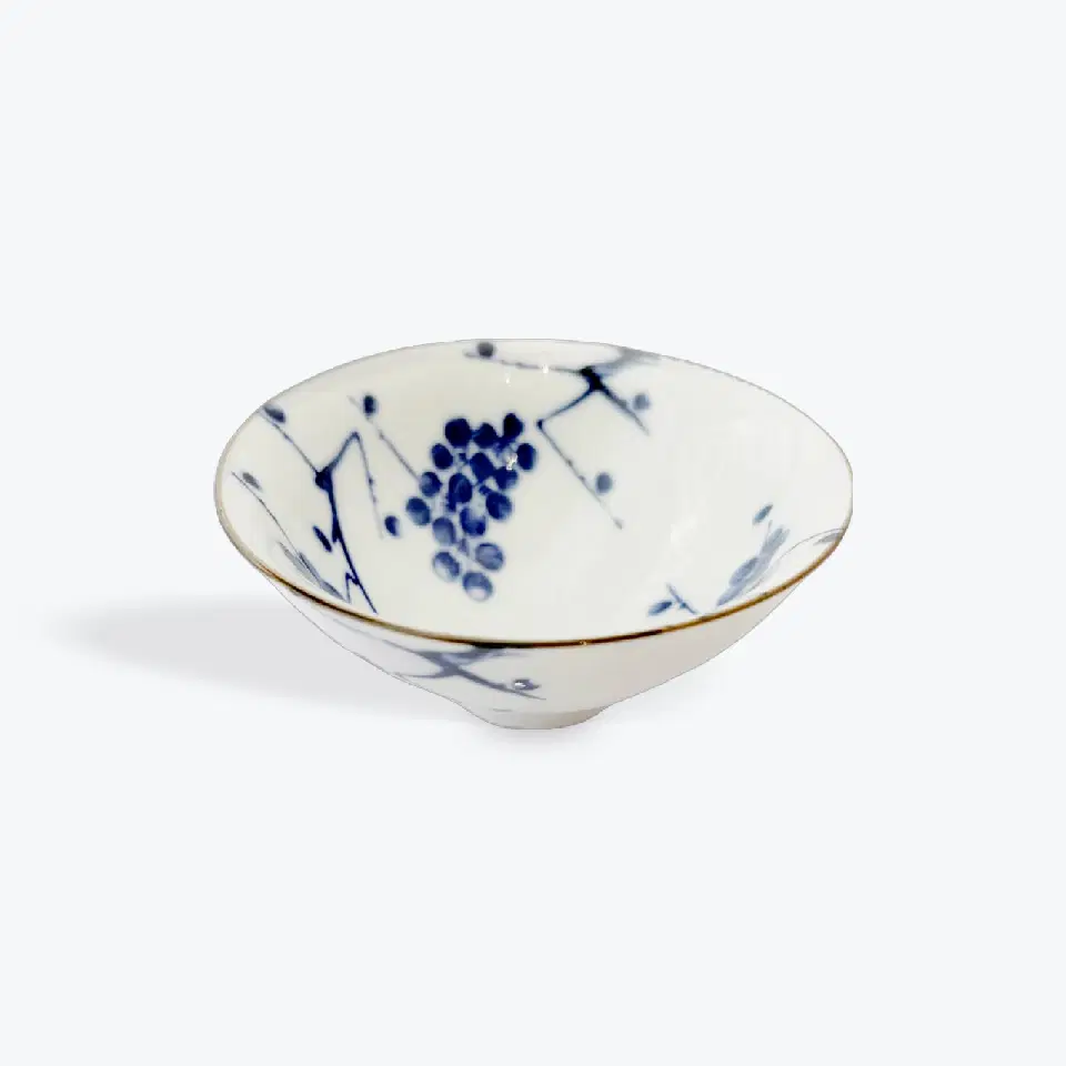 Lot de 4 tasses à thé en porcelaine Ahri 80 ml