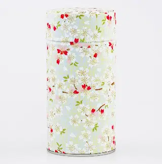 Boîte à thé washi Arida 150 g Esprit Céladon, grues blanches sur fond vert, vignette 43