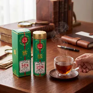 Lucky Tea 168, thé bleu fleurs de trèfle Mariage Frères, vignette 1