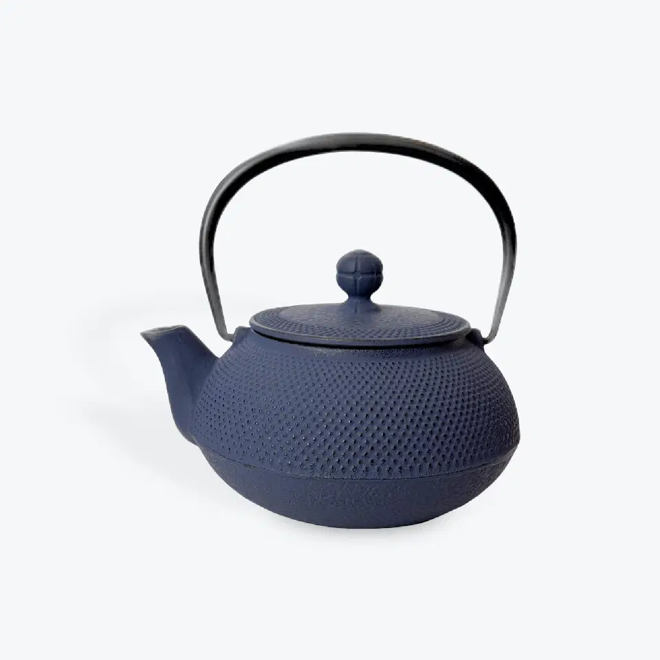 théière en fonte Araré Mariage Frères bleu