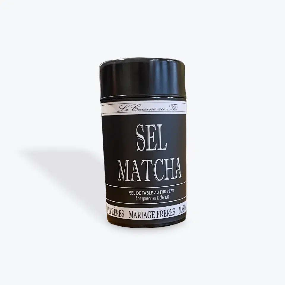 Sel Matcha, sel & thé vert en poudre Mariage Frères