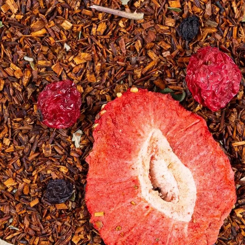 rooibos cassis bio, Rooibos Baies Noires & Cassis Bio Ombelle, mélange en vrac