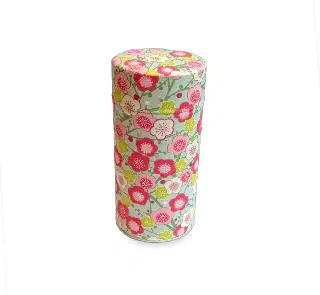 Boîte à thé washi Arida 150 g Esprit Céladon, grues blanches sur fond vert, vignette 32