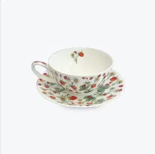 Tasse fine bone china Dunoon Secret Wood, porcelaine fine anglaise, T41 Cup&Saucer, vignette 2