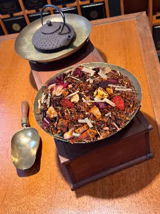 rooibos mangue menthe bio, Rooibos Route d'Afrique Mangue Menthe Bio Ombelle, mélange en vrac, vignette 3