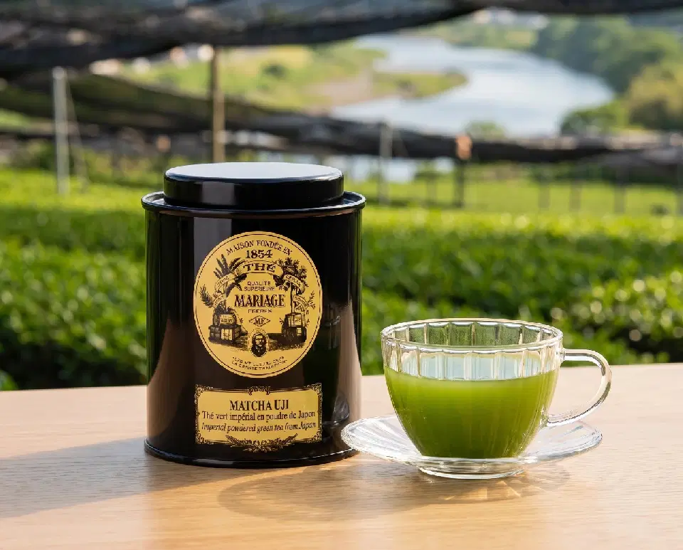 matcha uji, Matcha Uji Mariage Frères, boîte Icône 40 g
