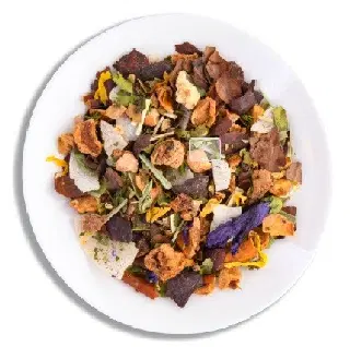 Infusion bio Magie du matin : cacao, menthe, pomme et coco, vignette 2