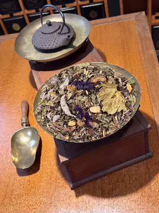 tisane du soir mélisse bio, Couchant Doré Mélisse Fenouil Bio Ombelle, mélange en vrac, vignette 3