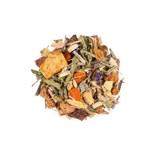 infusion gingembre citron soir bio, Lune de Gingembre Citron Bio Ombelle, mélange en vrac, vignette 2