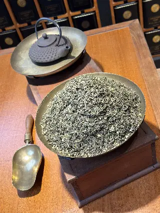 Vert Amande, thé vert aux amandes Mariage Frères, vignette 2