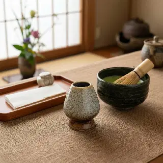 Porte-fouet à matcha en bambou pour chasen, vignette 2