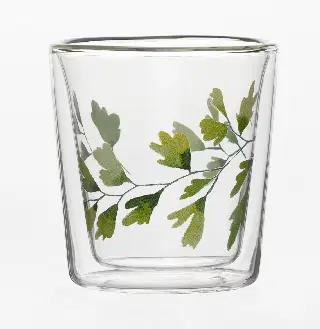 Verre à thé double paroi Lyn, décor Cherry Blossom imprimé sur le verre intérieur, vignette 3