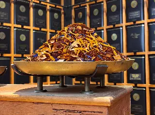 rooibos mangue bio, Rooibos Soleil Vanille Exotique Bio Ombelle, mélange en vrac, vignette 4