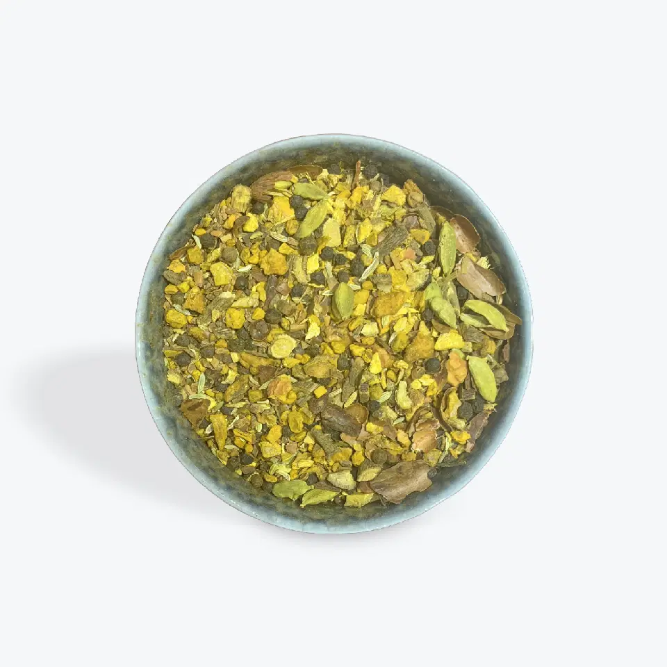 Chai d’épices bio Curcuma Chai : curcuma, cannelle, gingembre