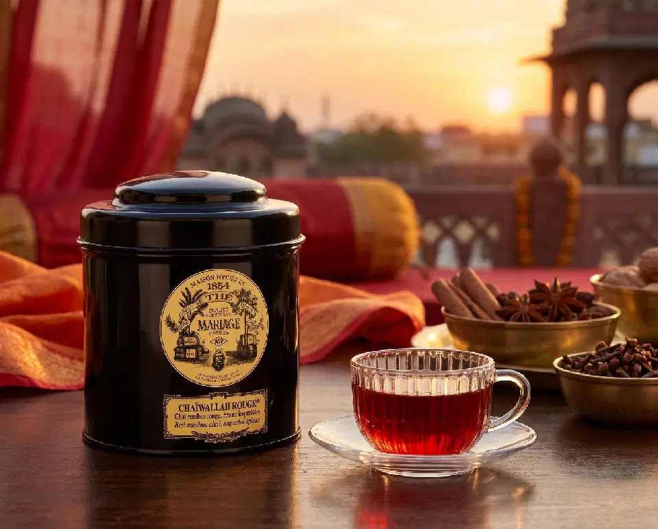 Chaïwallah Rouge, rooibos épicé sans théine Mariage Frères