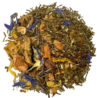 rooibos vert ananas bio, Rooibos Vert Verger d'Ananas Bio Ombelle, mélange en vrac, vignette 2