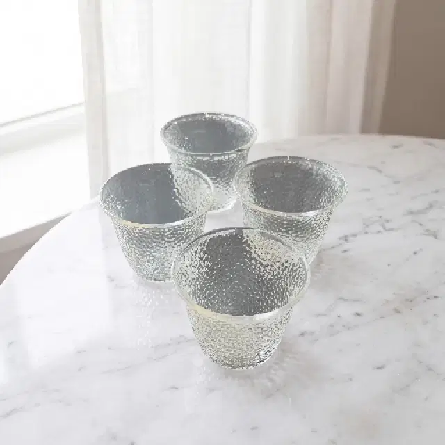 4 Coupes En Verre Oriental, 50 ml